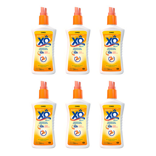 Xô Inseto Spray 6 Unidades 200ml