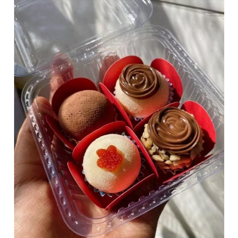 EMBALAGEM PARA BOLO DOCE BRIGADEIRO QUADRADO 150 unidades 200ml - S641