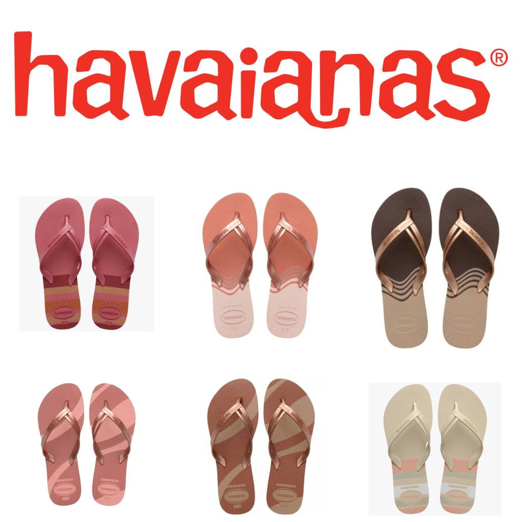 Chinelo Havaianas Feminino Elegance Print Original -NF-