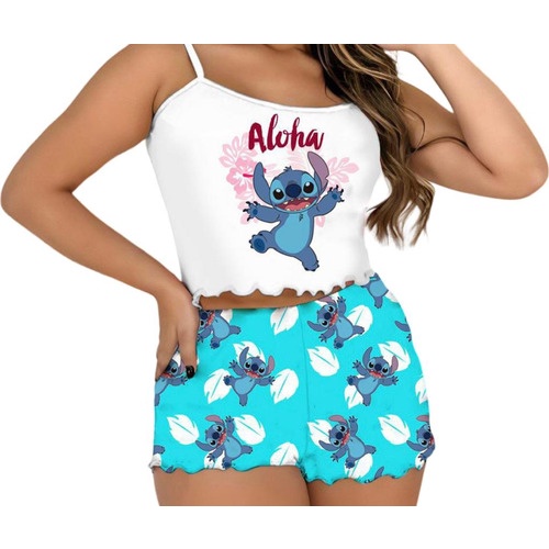 Pijama Menina Infantil Blusa Shorts Temáticos Luxo Mini Diva