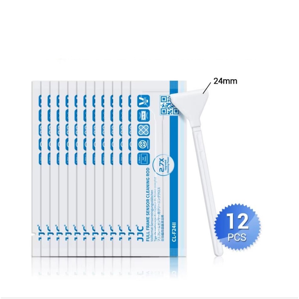 Kit De Limpeza JJC Para Sensor Câmera Full Frame - 12 Un