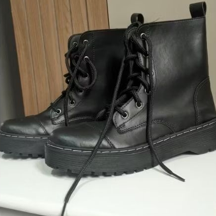 Coturno Preto Feminino Novo - Tamanho 37