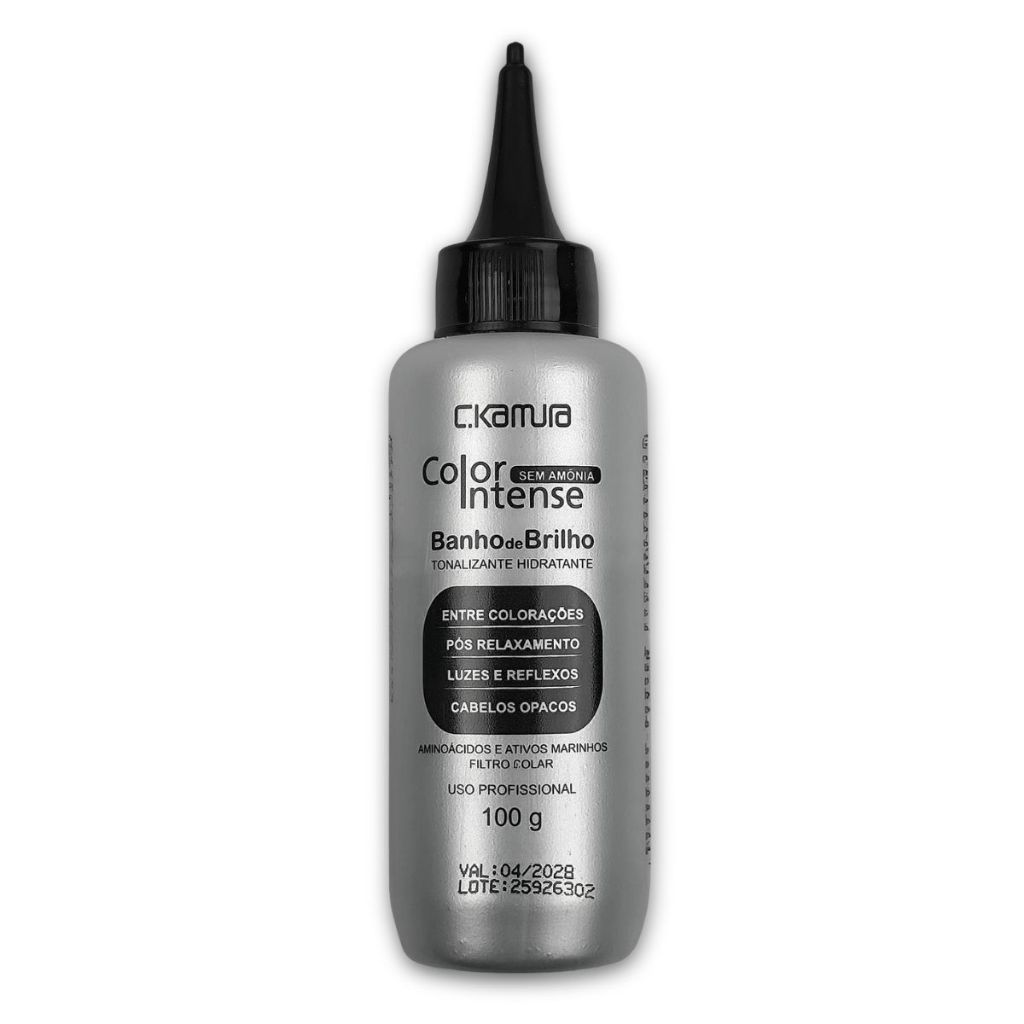 Tonalizante C Kamura Color Intense Prata 100% Vegano 100g