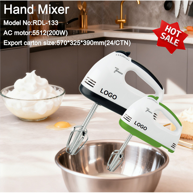 Exportar batedor de ovo elétrico doméstico misturador de cozimento creme ovo branco batedor Mini pequeno automático port