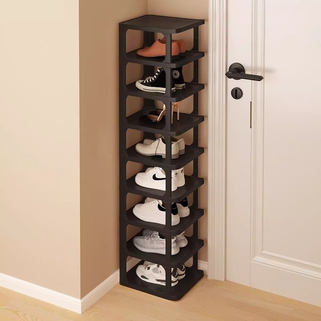 [Novo produto] Sapateira pequena e estreita, porta doméstica, multicamadas, armazenamento simples, ferramenta útil, port