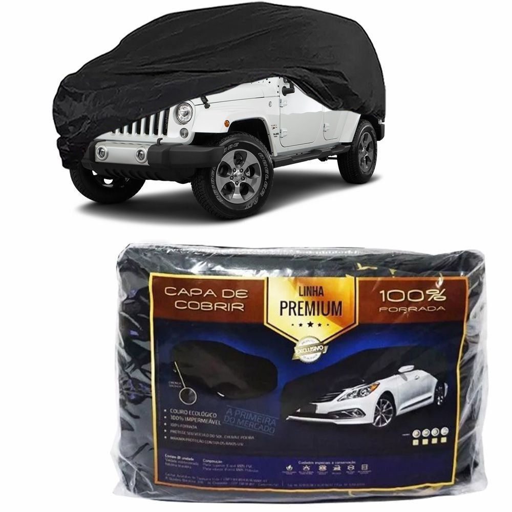 Capa Couro cobrir Jeep Wrangler Impermeável Forrada (XGG313)