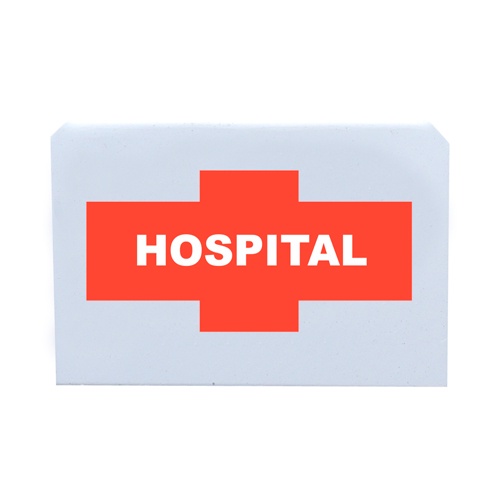 Placa Identificação - Hospital