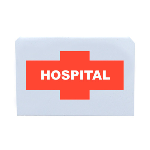 Placa Identificação - Hospital