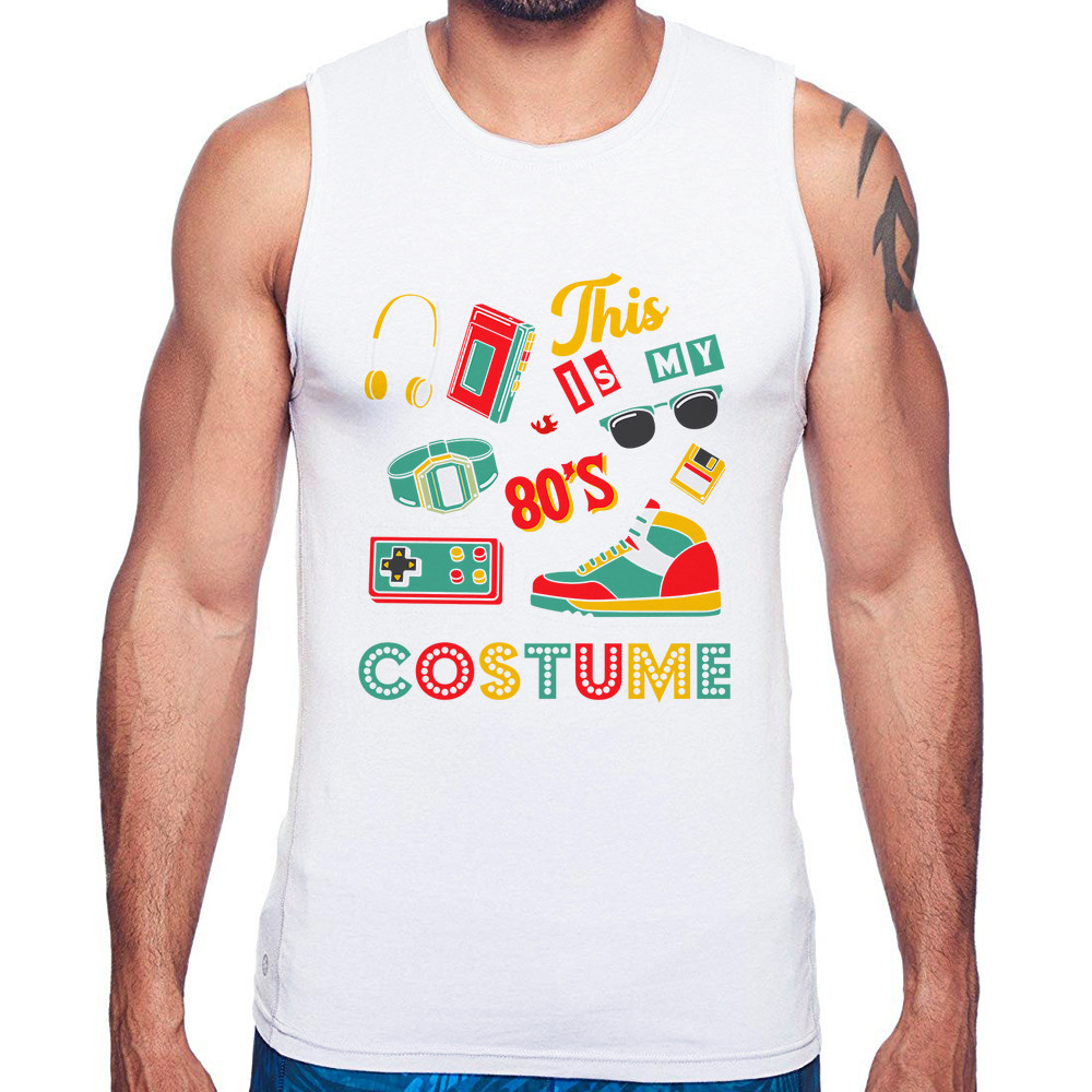 Regata This is my 80's costume Camiseta Masculina