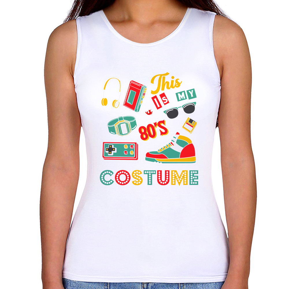 Regata Feminina This is my 80's costume Baby Look