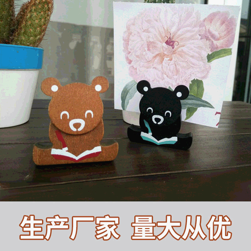 ZAKKA Baichen urso titular do cartão de visita coreano papelaria produtos de armazenamento de escritório titular do cart