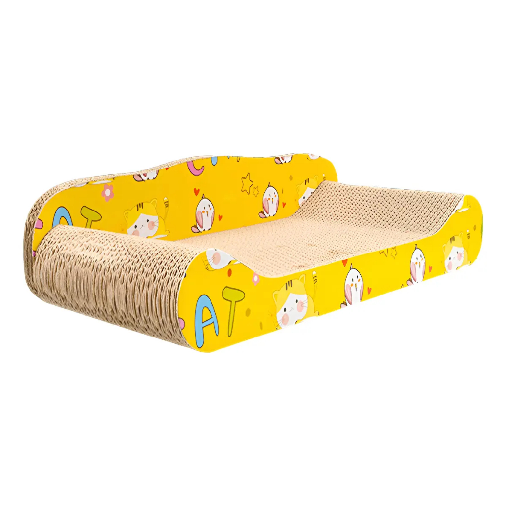 Arranhador de Papelão Reto Para Gatos com Catnip