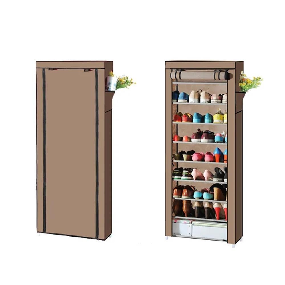ARMARIO GRANDE SAPATEIRA 30 PARES A PROVA DE POEIRA 10 PRATELEIRAS RACK ESTANTE ORGANIZADOR CLOSET