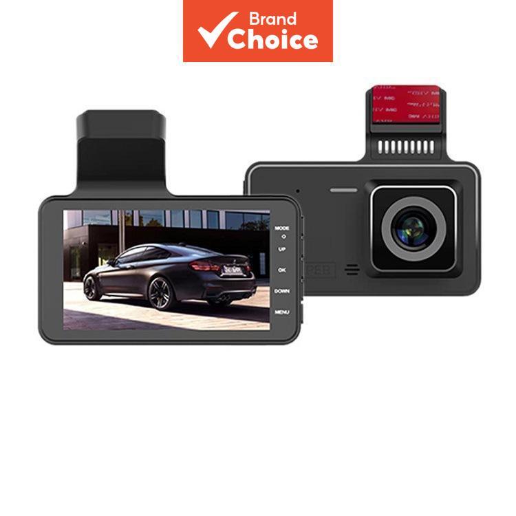 Saimili 1080p HD Dash Cam Lente Dupla Frontal Traseira Gravador De Carro Com Tela De 4 Polegadas