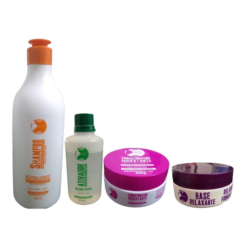 Kit Shampoo 500ml + Base 120g Mascara 150g E Ativador 60ml