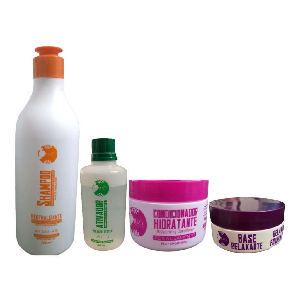 Kit Shampoo 500ml + Base 120g Mascara 300g E Ativador 60ml