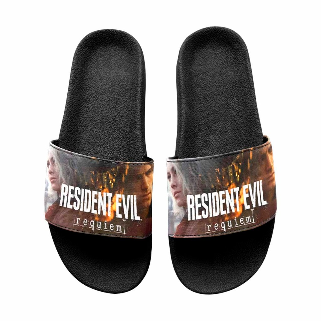 Chinelo Slide Adulto e Infantil Leve, Macio e Confortável Novidade Resident Evil Requiem