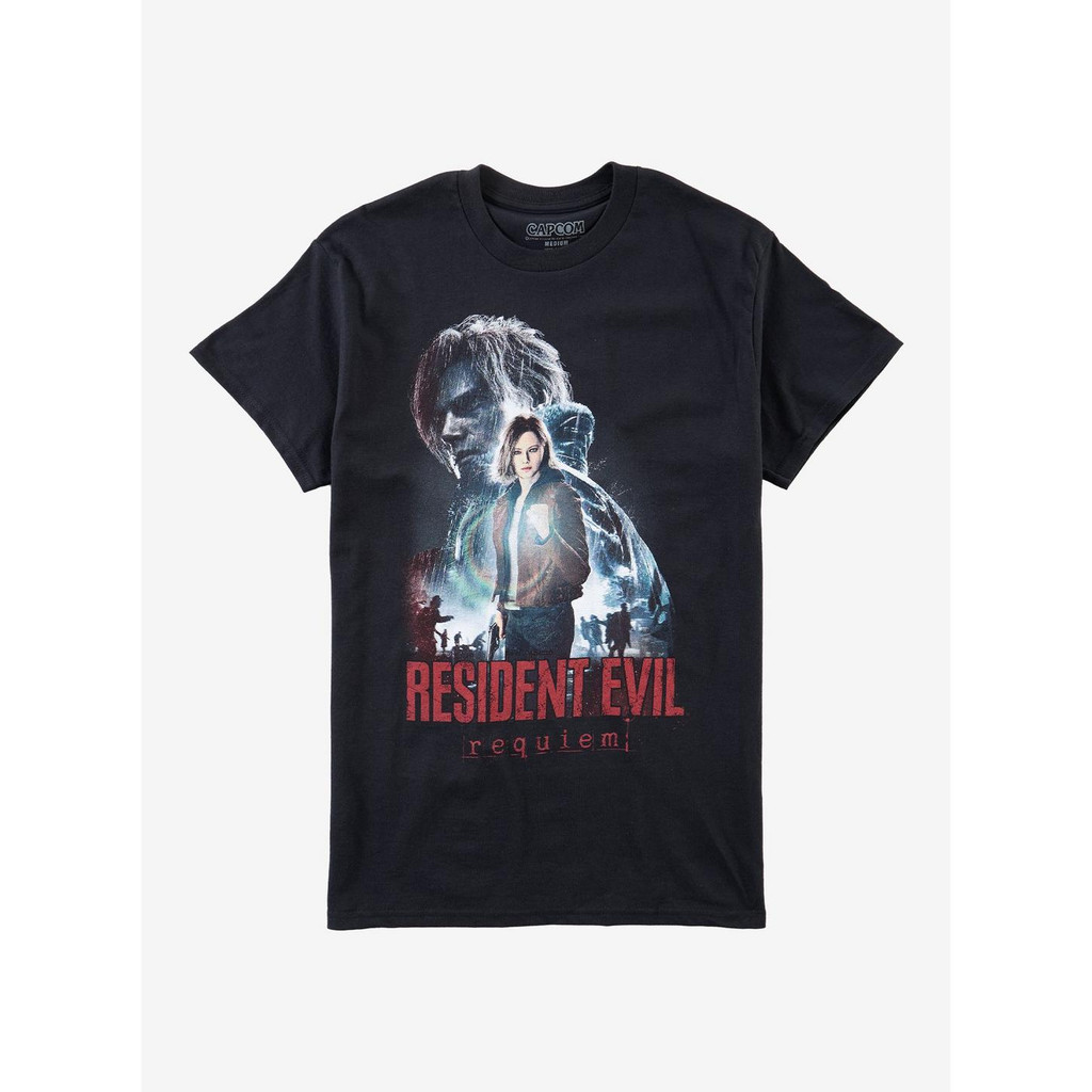 Camiseta Masculina Feminina Resident Evil Requiem Filme Anime T‑shirt Unissex Streetwear Envio Imediato