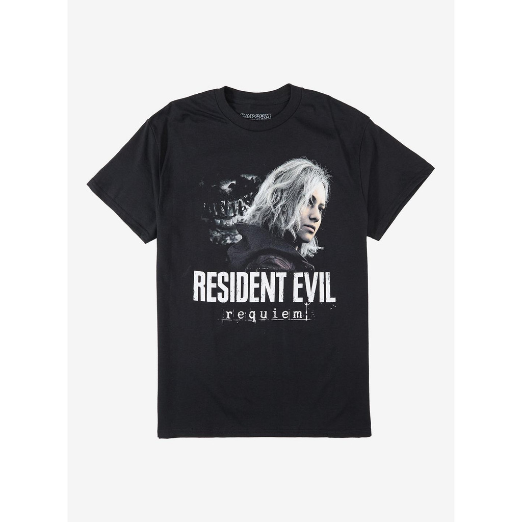 Camiseta Masculina Feminina Resident Evil Requiem Jogo Horror T‑shirt Unissex Streetwear Envio Imediato