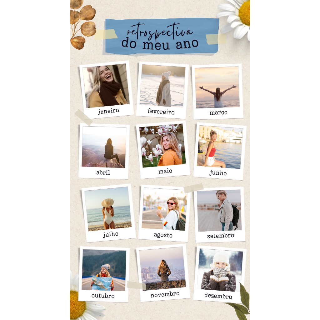 Quadro de decoração com fotos- retrospectiva do ano-presente de natal- aniversário-1 peça