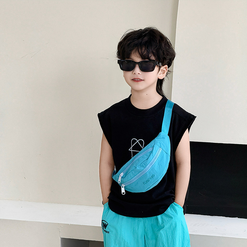 Leve crianças Outing saco do mensageiro na moda estilo coreano nicho meninos saco de peito dopamina meninas cintura saco
