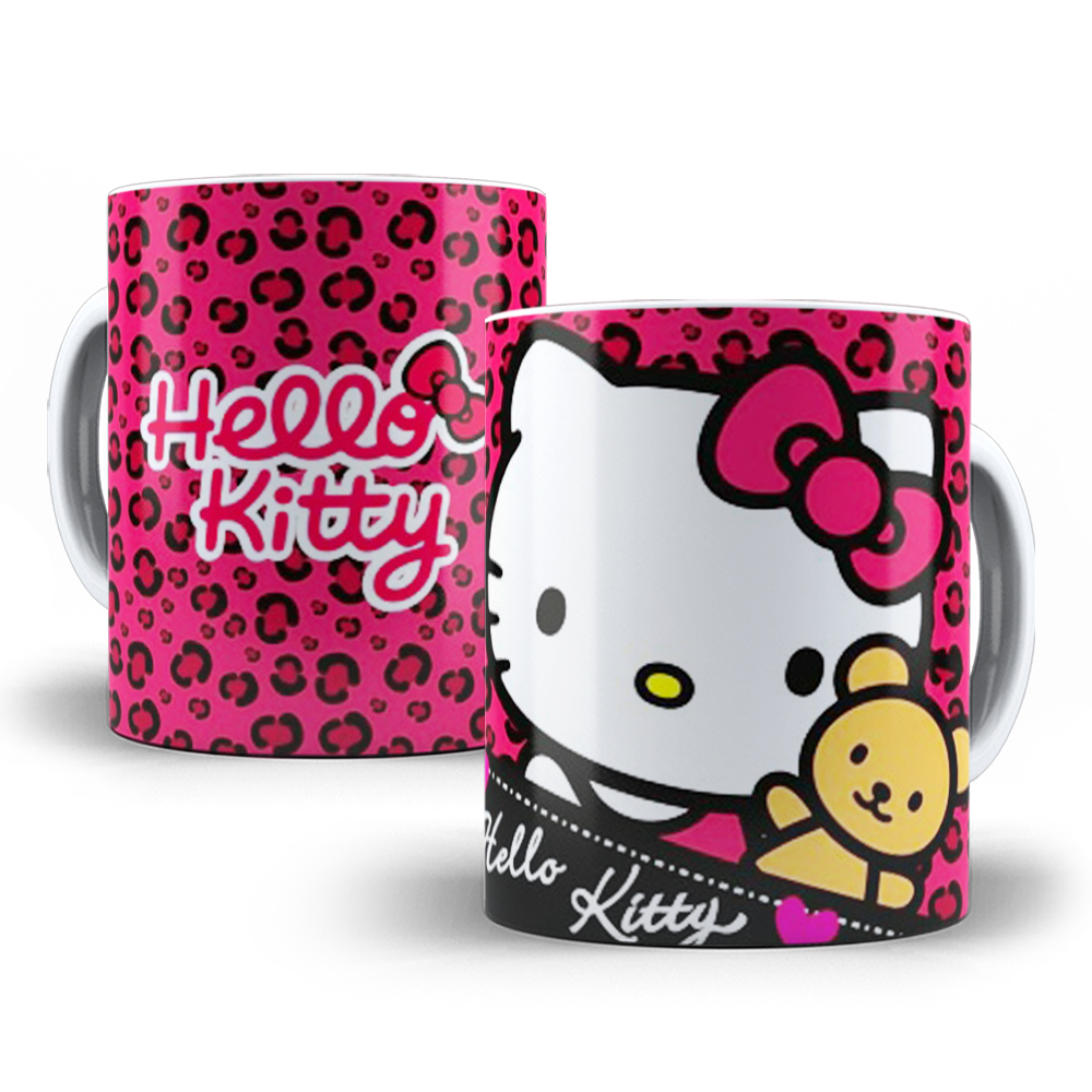 Caneca Hello Kitty Modelo 5 Porcelana