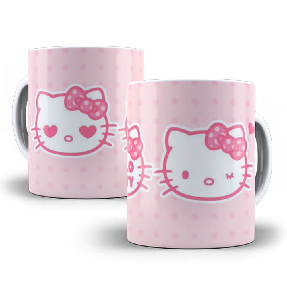 Caneca Hello Kitty Modelo 6 Porcelana