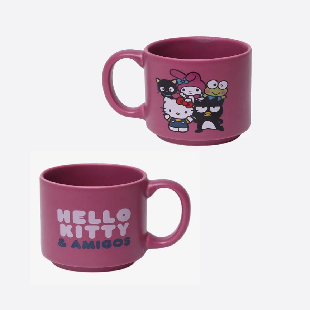 Caneca Cerâmica Rosa Hello Kitty 100ml Zonacriativa