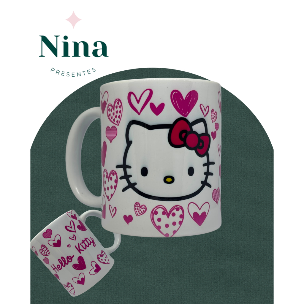 Caneca de cerâmica 325ml - Hello Kitty