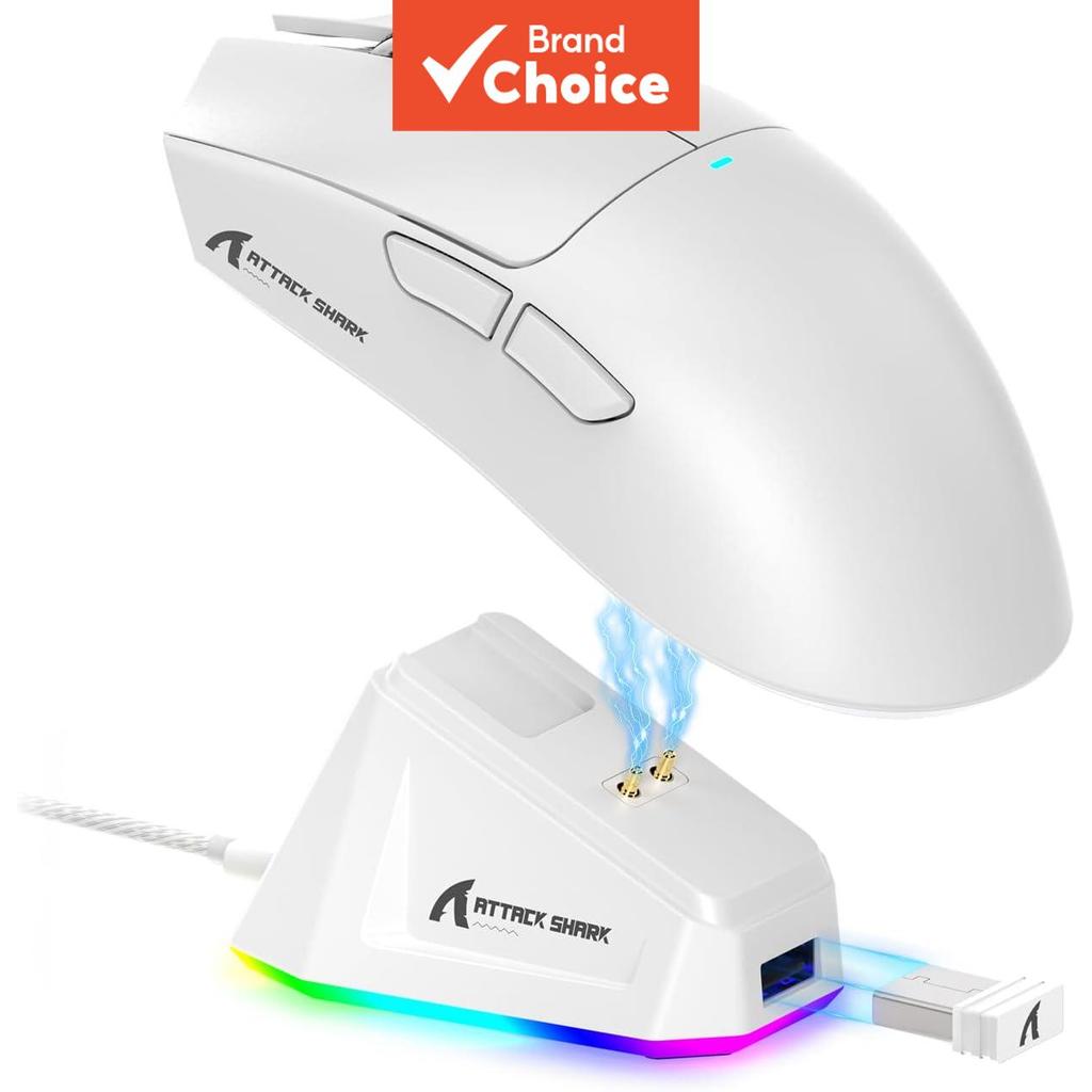 Mouse Gamer ATTACK SHARK X11 com fio PAW3311 para PC, notebook e jogos