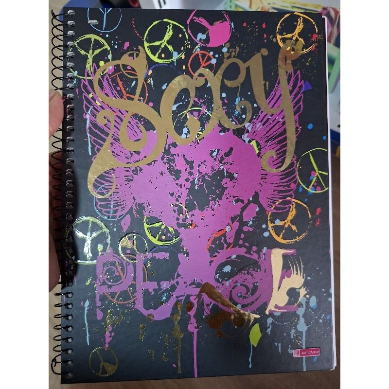 Caderno  Machine 96 fls Jandaia - antigo vintage raro