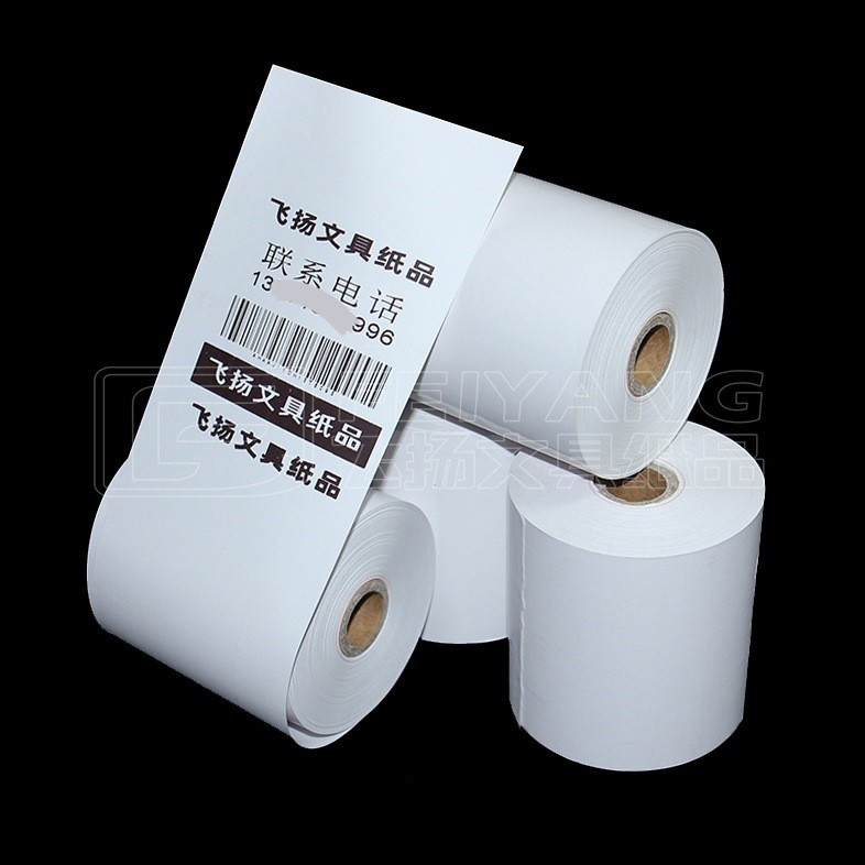 Grau A 80 * 80 Papel Térmico Fila Papel Caixa Registradora Rolo Número de Papel Pick-up Machine Papel Takeaway Único Bil