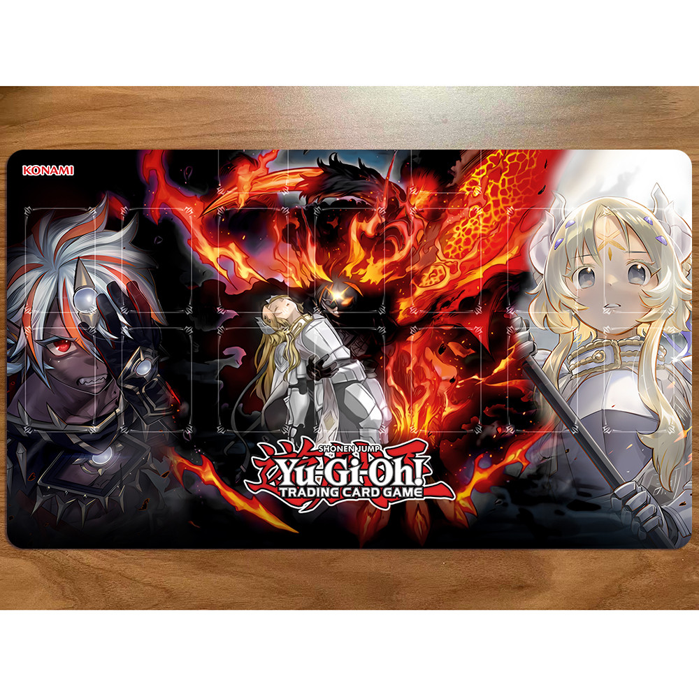 Yu-Gi-Oh Playmat The Fallen Virtuoso Caído De Albaz YGO Play Mat Cartão De Jogo KMC TCG Yugioh M-459