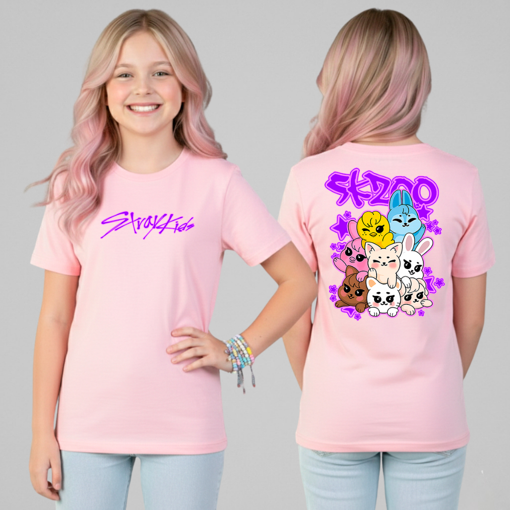 Camiseta infantil Skzoo Kpop Stray Kids SKZ roli