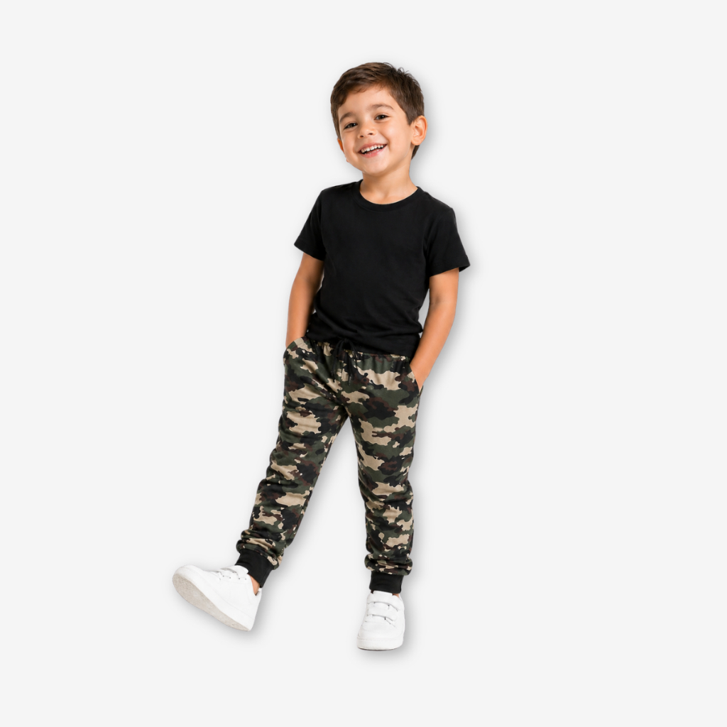 Calça Moletom Infantil Juvenil Peluciada Inverno Jogger Casual