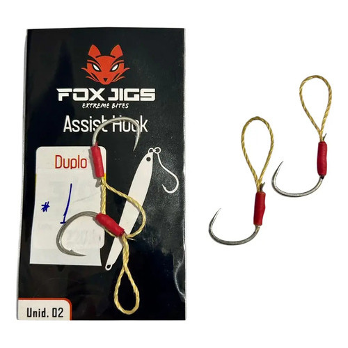 Suporte Hook Simples Fox Jig 1 - 120 Libras - Para Light Jig