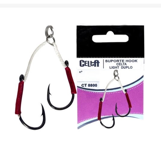 SUPORTE HOOK CELTA LIGHT DUPLO CT 8800 Nº7 C/ 1UN