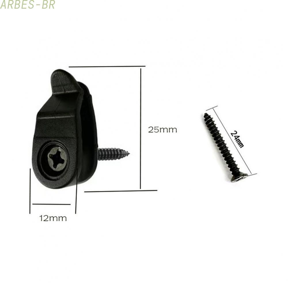 [Clearance]Plastic Light Mounting Hooks with Screws 10 or 20 pcs for Fence and Patio Lights[ARBES]