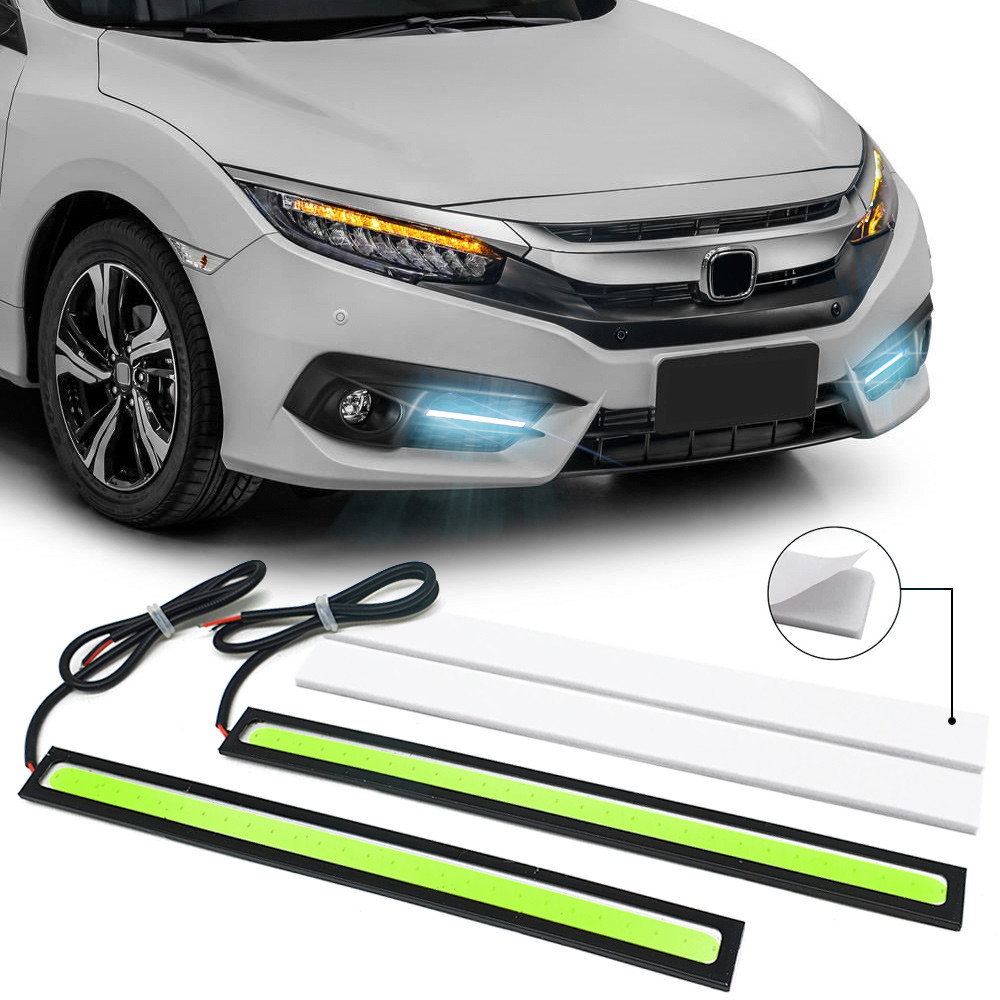 Par Barra Led Slim Zafira 2007 2008 2009 2010 2011 Auxiliar DRL Farol Diurno Azul Gelo