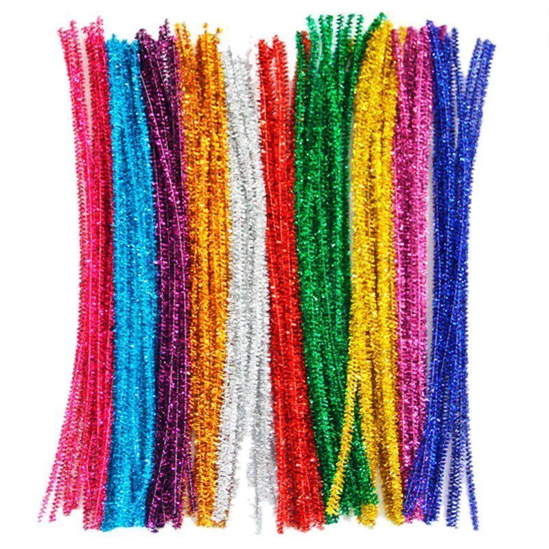 30-200 Unid Haste De Chenille Cores 30cm Limpador De Cachimbo diy