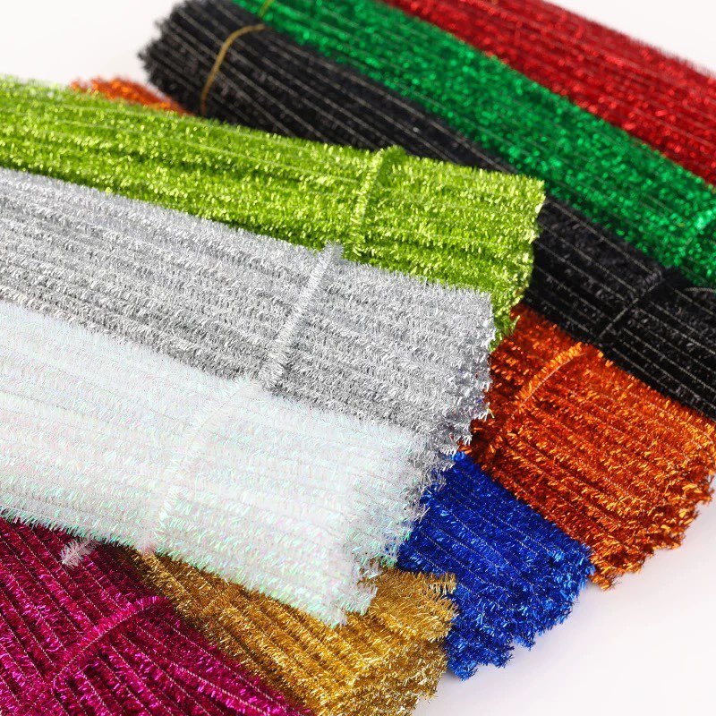 50‑250 Unid Haste De Chenille Colorida 30cm Limpador De Cachimbo Artesanato DIY Decoração Manual Presente Criativo