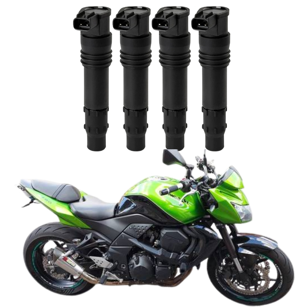 4 Bobina de Ignição Cachimbo de Vela Kawasaki Z750 129700-4400