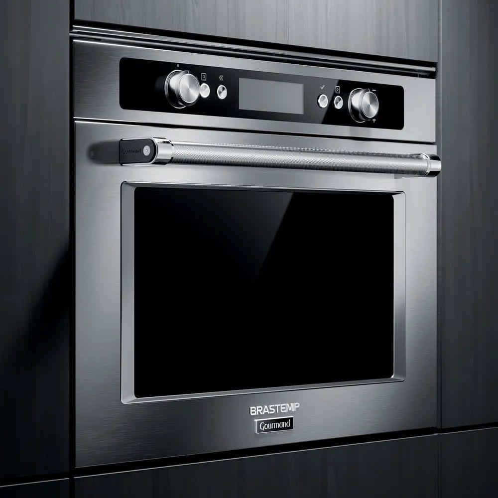 Micro-ondas De Embutir Brastemp Gourmand 40 Litros Inox 220V