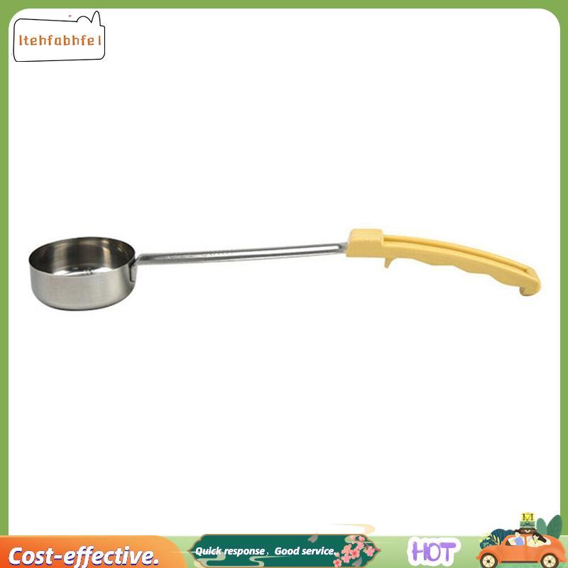 Pizza Espalhar Molho Concha Alça De Borracha Fundo Plano Cozinha Cozinhar Colher De Aço Inoxidável Medição Mexer Sopa-3