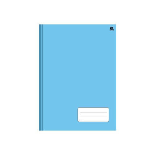 Caderno Pequeno Costurado Capa Dura Azul Papel Resistente Alta Qualidade Anotações Diário Escolar