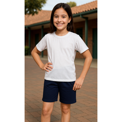 Kit 3 Bermudas Infantil Menina Escolar de Alta Qualidade Suplex Envio Imediato Roupa de menina
