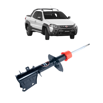 Amortecedor Dianteiro Fiat Siena Strada Palio Attractive 1.0 2014 2015 2016 2017 2018 2019 2020 2021