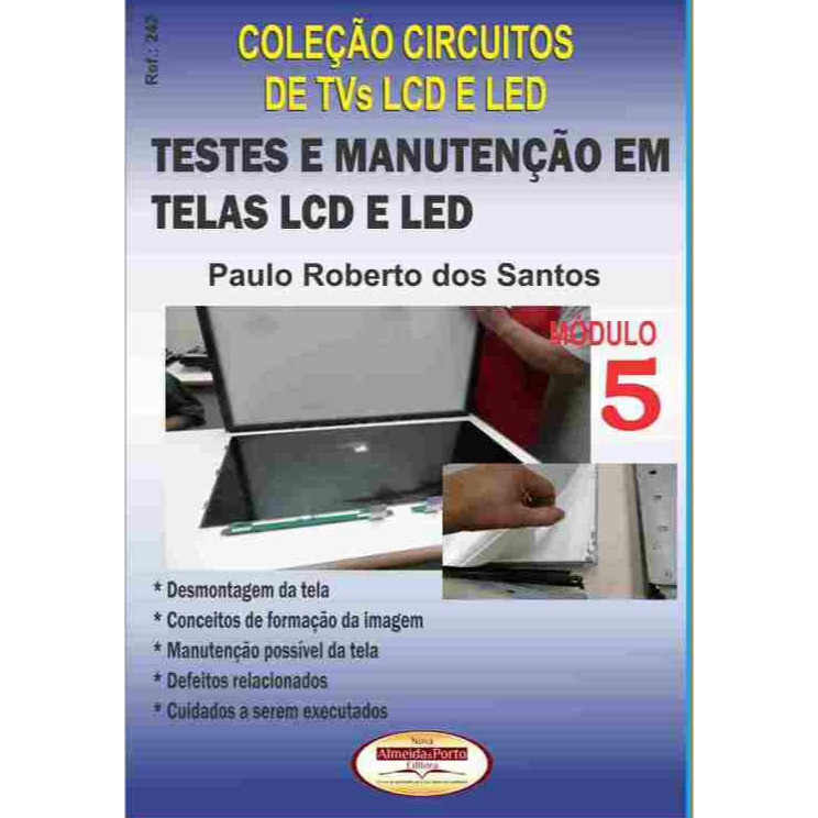 Livro Testes e Manutenção em Telas TVs LCD e LED