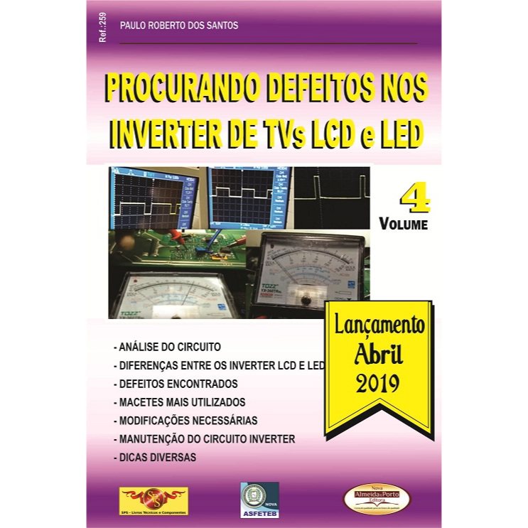 Livro Procurando Defeitos nos Inverter de TVs LCD e LED