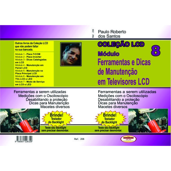 Livro Ferramentas e Dicas de Manutenção de TVs LCD.Vol08